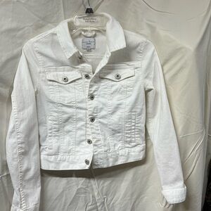 Women's White Denim Jacket